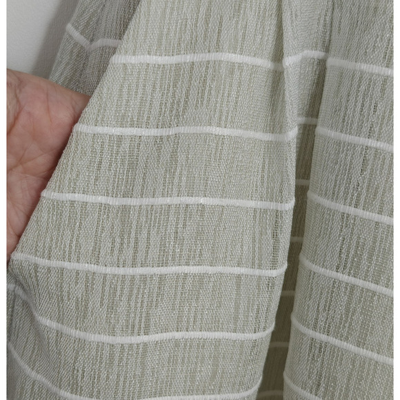 Acler Ruffled Off Shoulder Jumpsuit Size 2 Mint Green Pockets Cropped Wide Leg - Picture 5 of 14